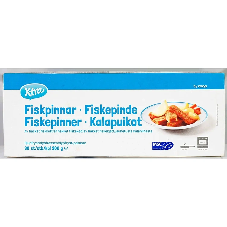 Fiskepinner coop x-tra   900g