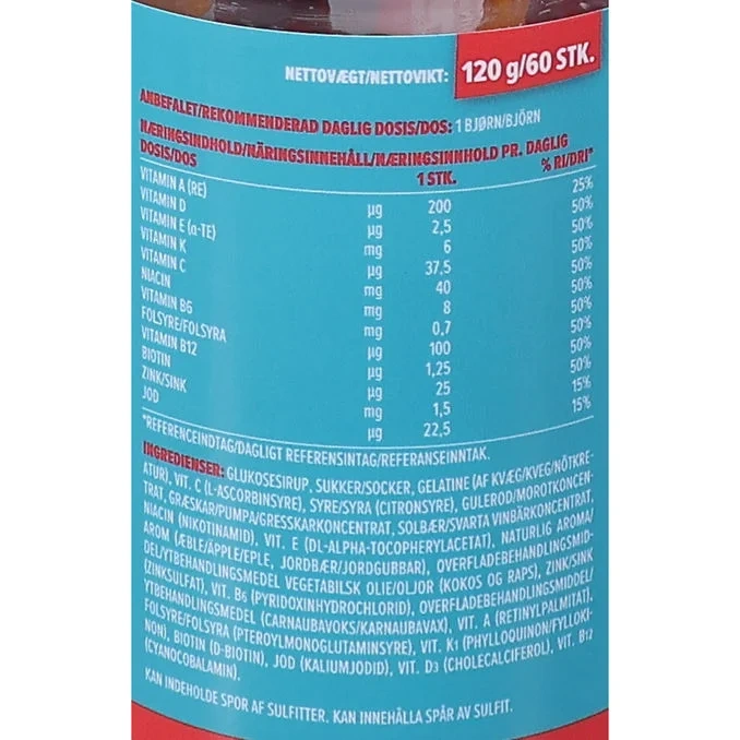 Multivitamin Äpple & Jordgubb
