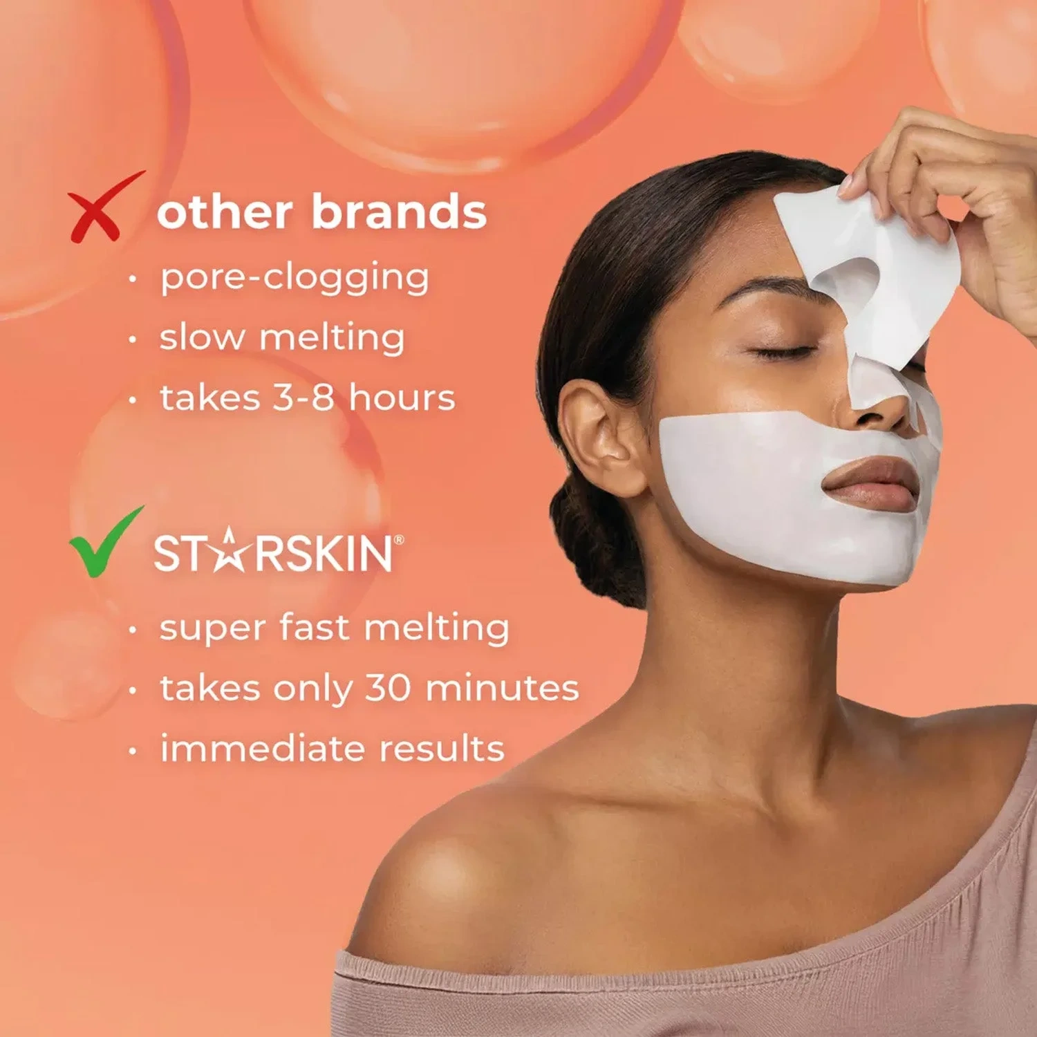 Starskin DeepMelt Collagen PDRN Sheet Mask