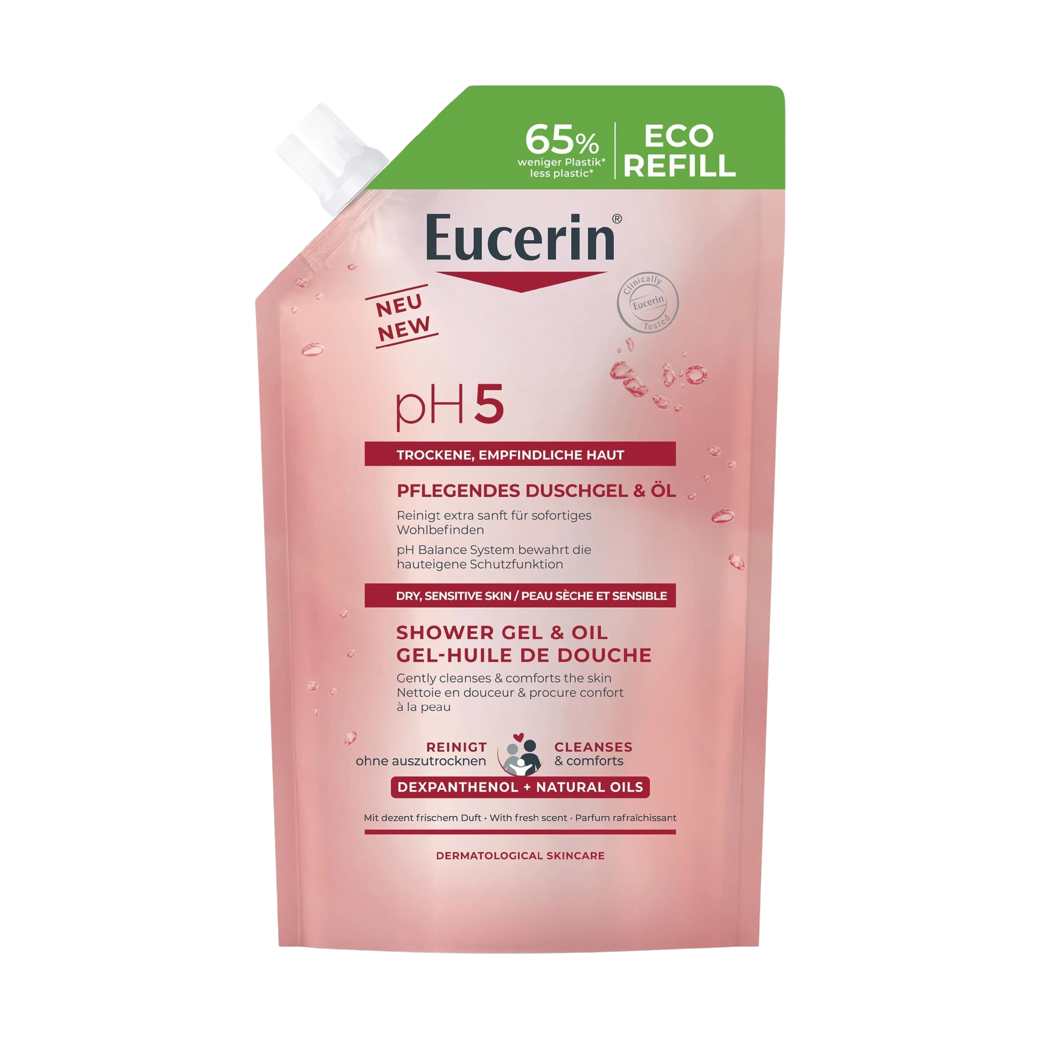 Eucerin pH5 Shower Gel & Oil refill 400 ml