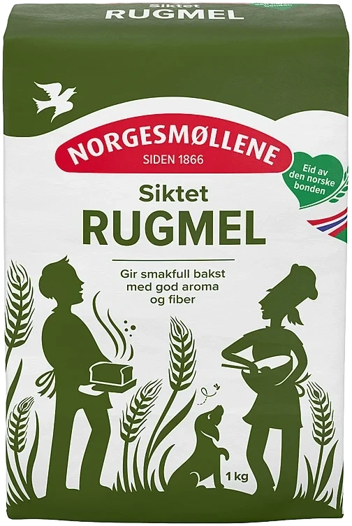 Rugmel siktet           1kg