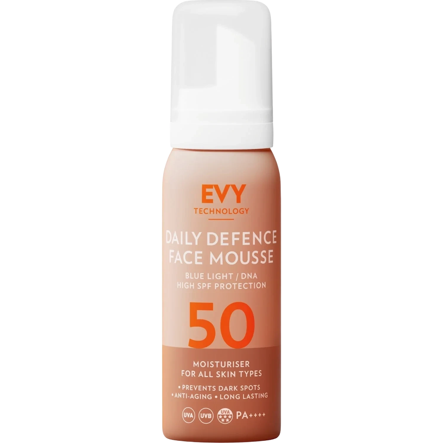 EVY Technology Daily Defence Face Mousse SPF50