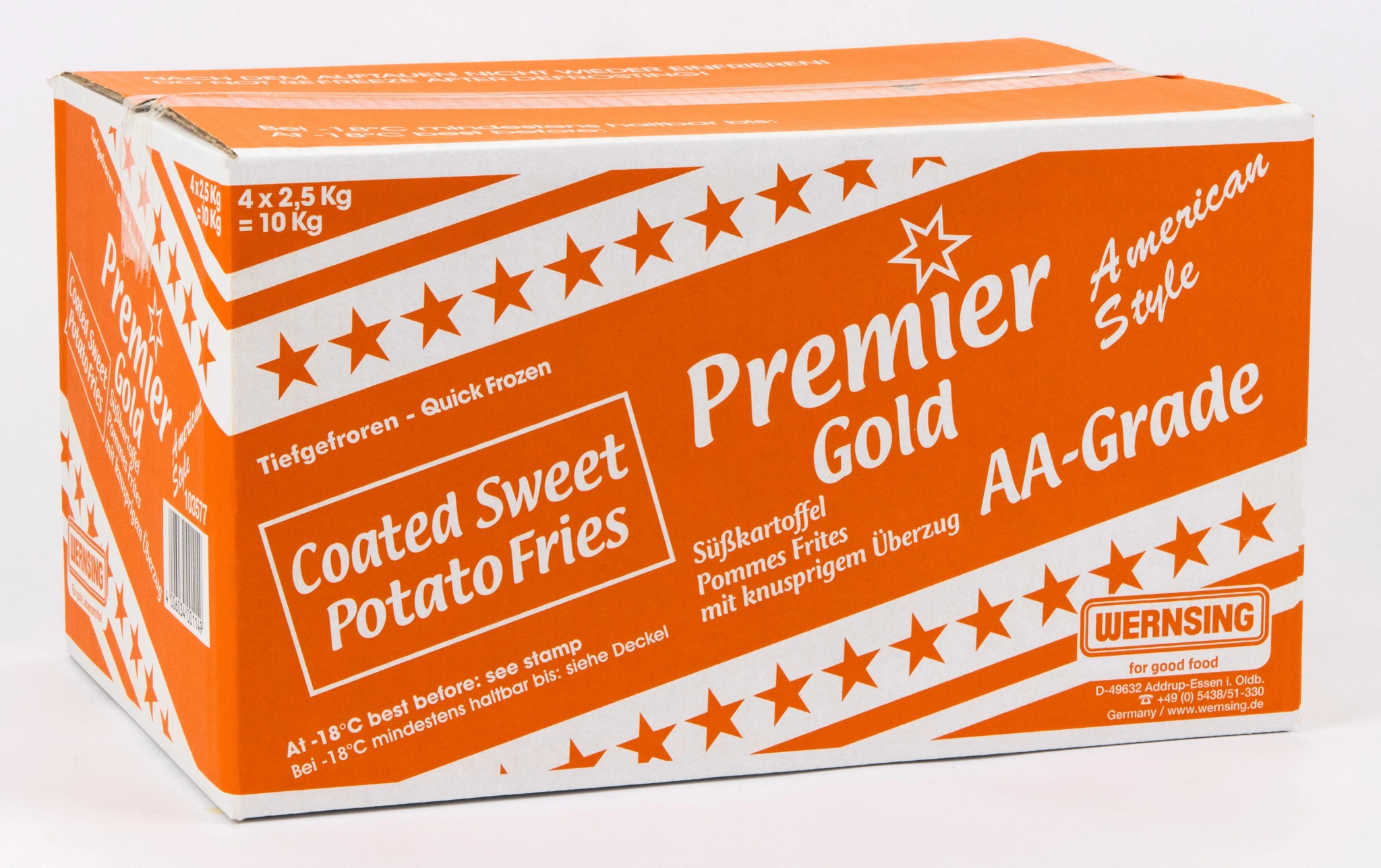 Super Crisp Sweet Potato Fries 11mm