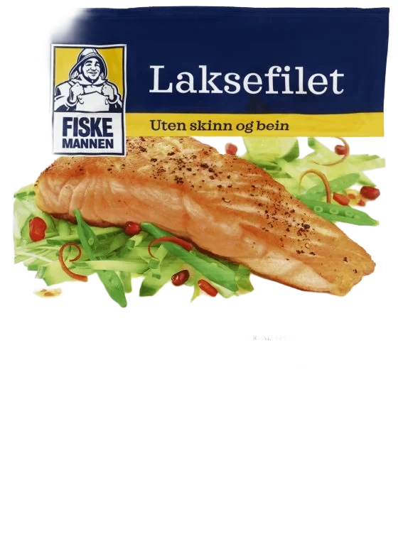 Laksefilet 500g U/ Skinn&ben Fiskemannen