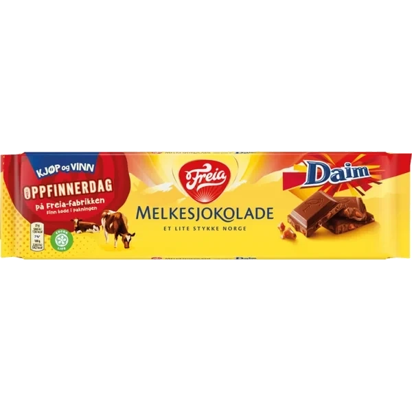Melkesjokolade M/daim 200g Freia