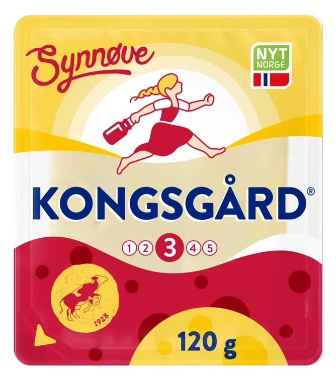 Kongsgård skivet 120g Synnøve