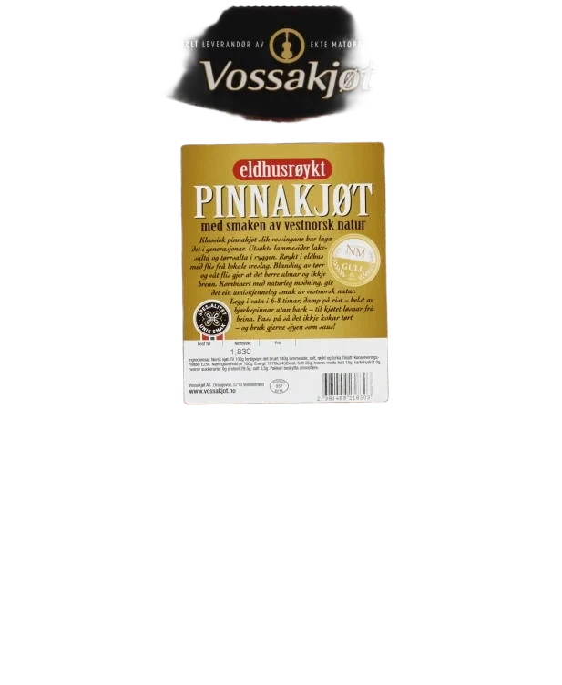 Pinnekjøtt Eldhusrøkt Ca1,8kg Vossakjøt