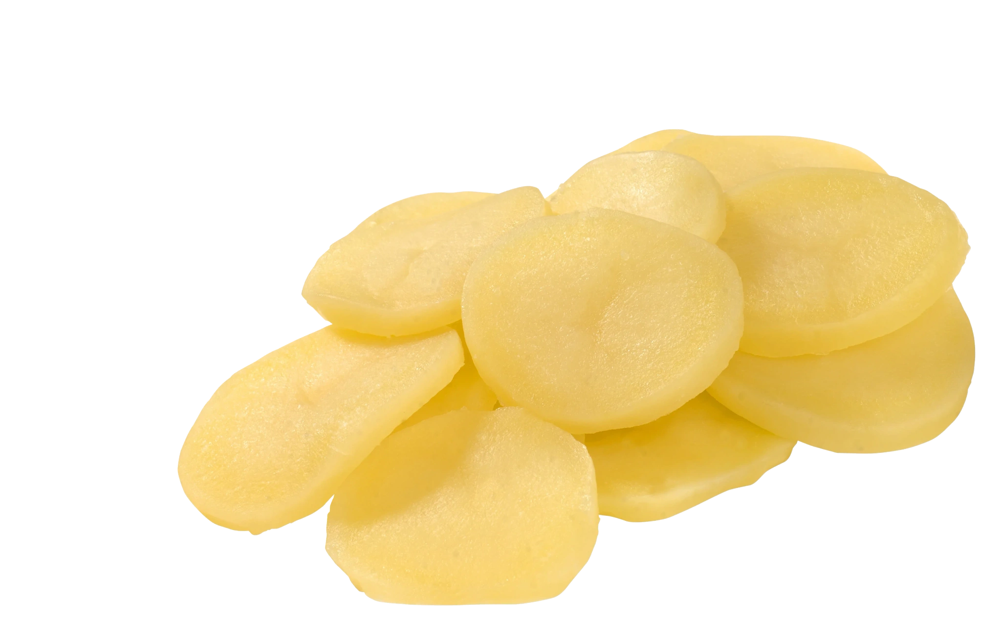 Förkokt Potatis Minut skivad