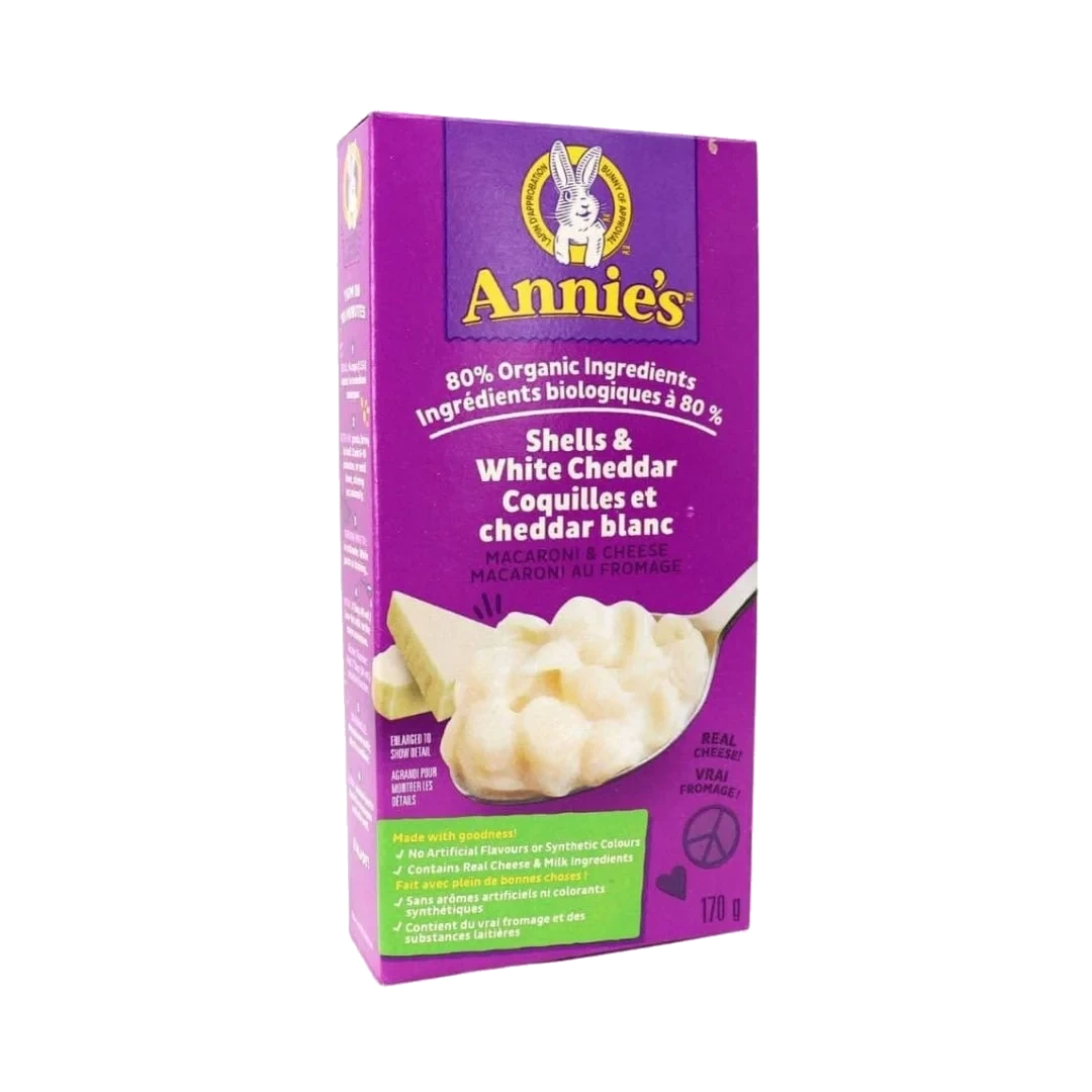 Annie's Mac N' Cheese White Cheddar Shells 170 g