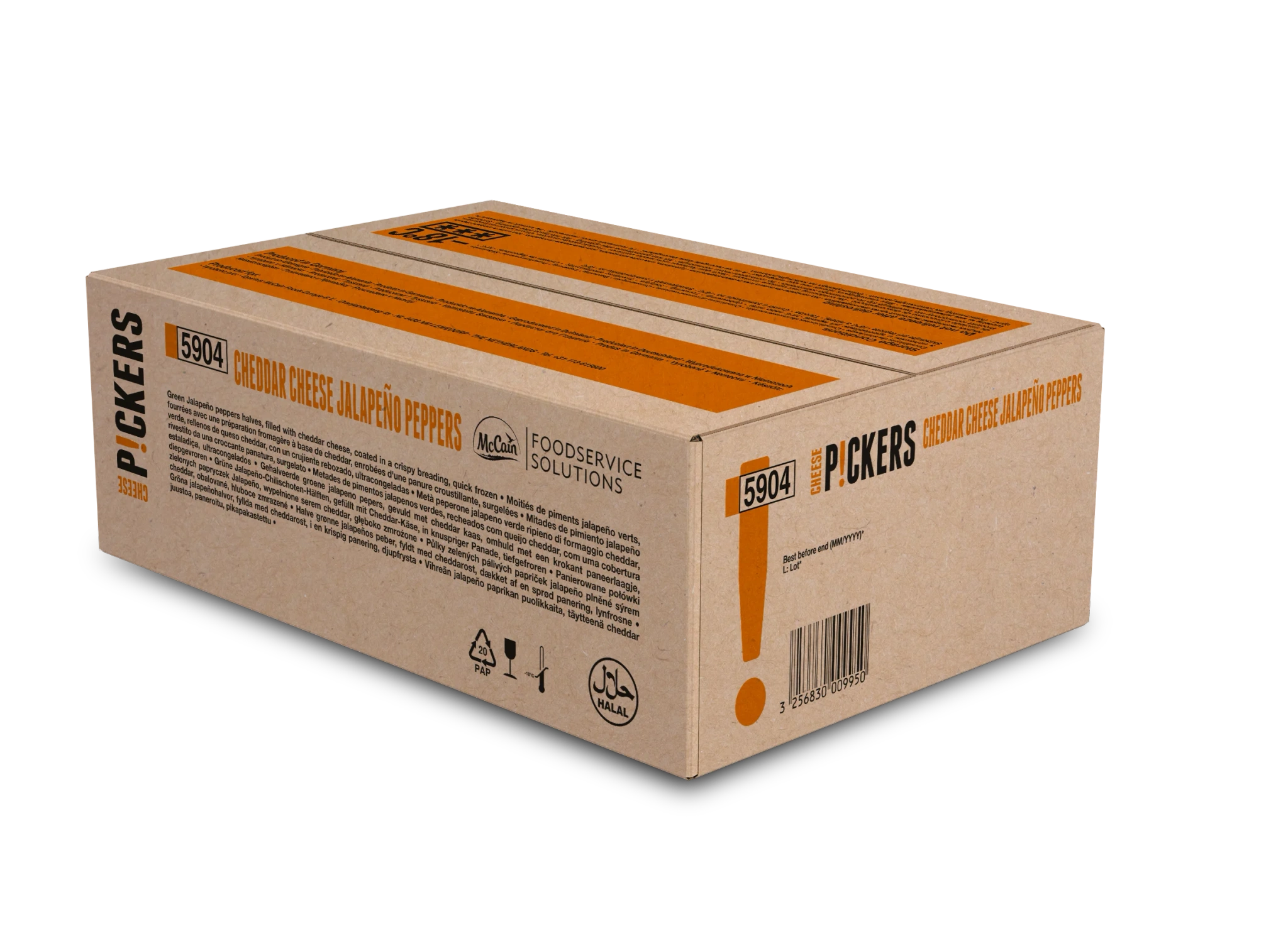 Mccain Ch Pickers Cheddar Peppers 1kg