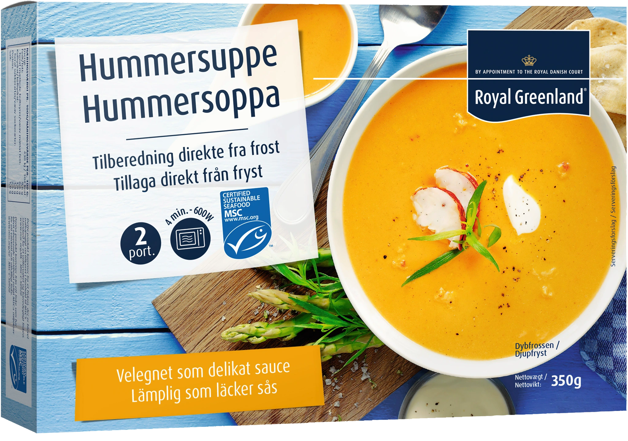 Royal Greenland Hummersuppe 2 X Poser