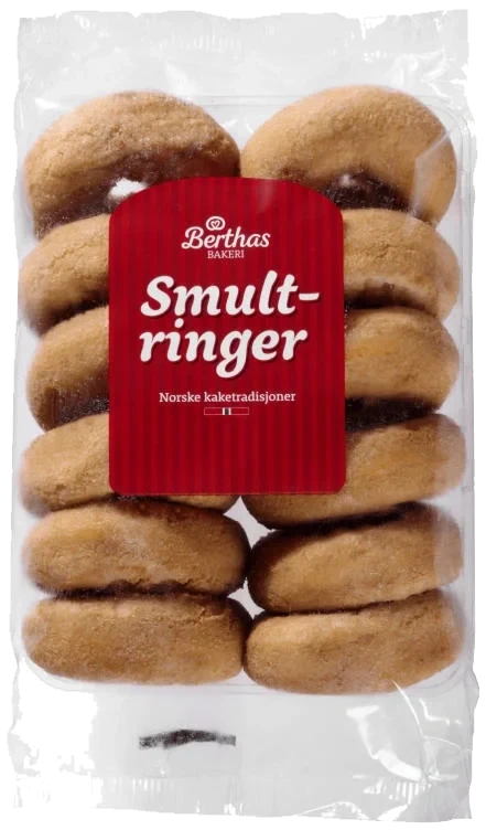 Smultringer 12stk 440g Berthas