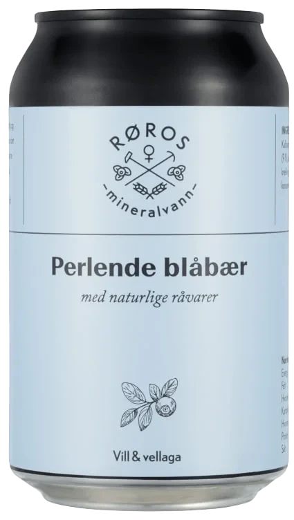 Perlende Blåbærdrikk Boks 0.33l