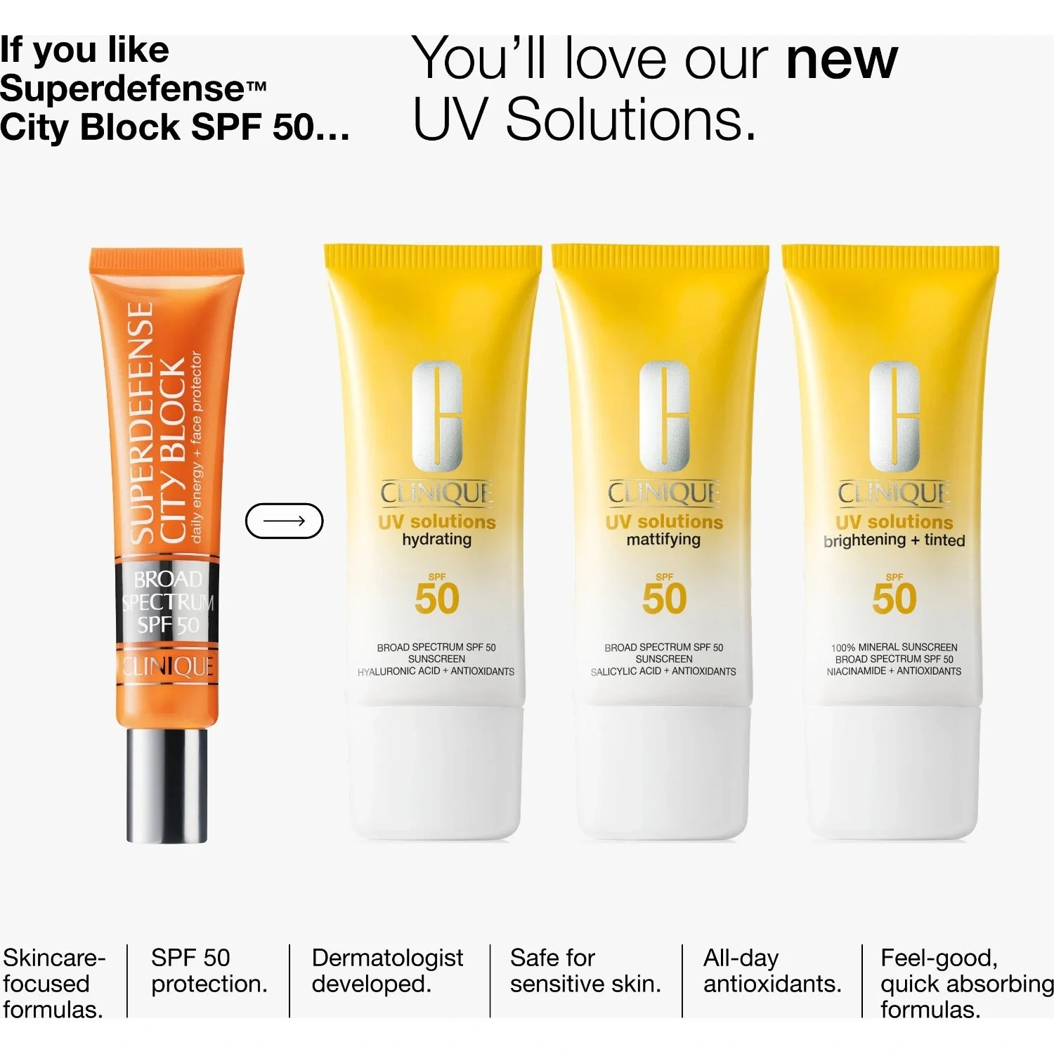 Clinique UV Solutions Brightening + Tinted Sunscreen SPF 50