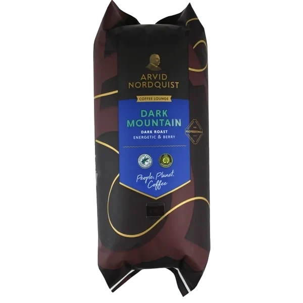 Kaffe Dark Mountain Bønner 1kg Nordquist
