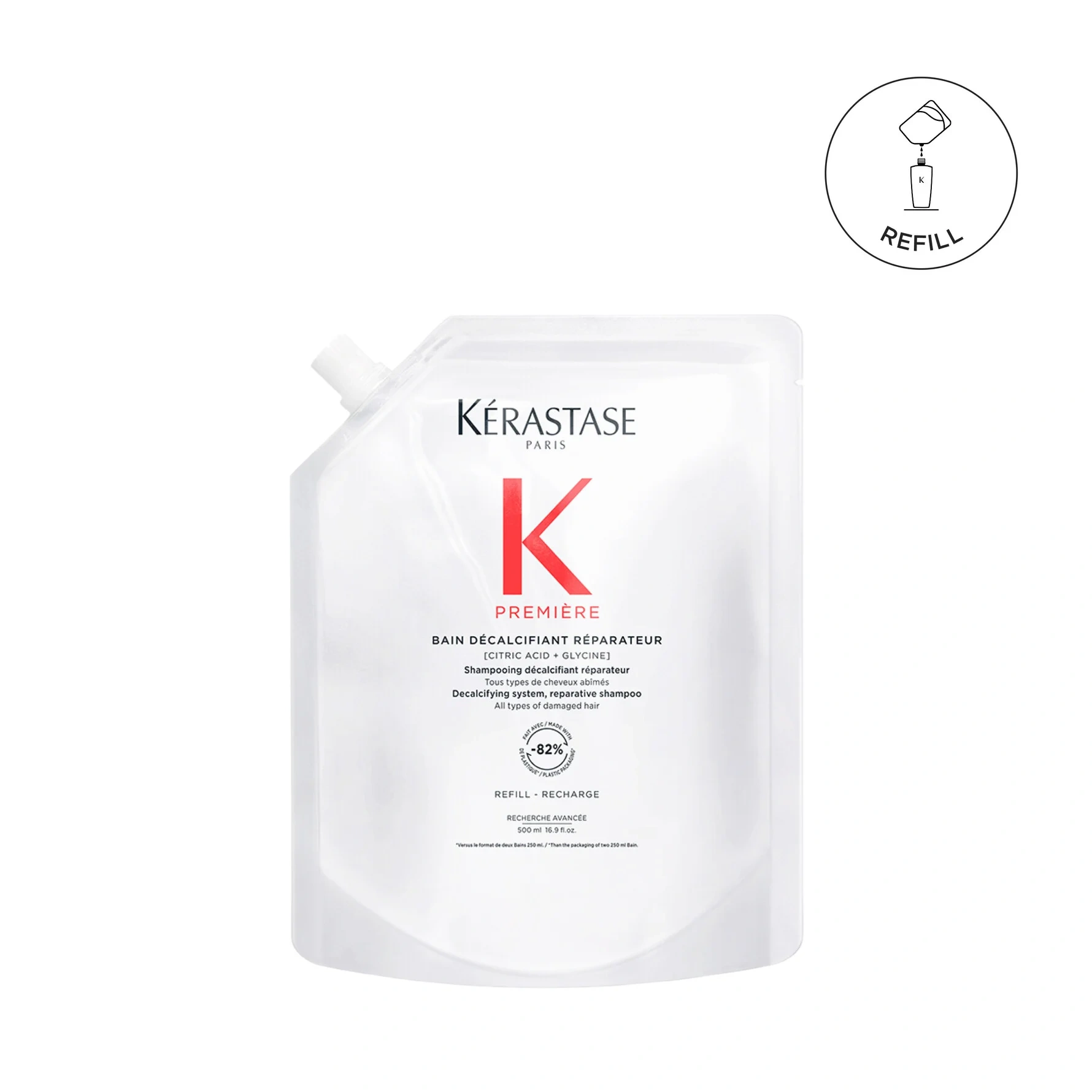 KÉRASTASE Rénovateur Shampoo 500 ml, Refill