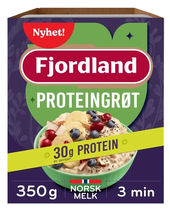 Proteingrøt 350g Fjordland