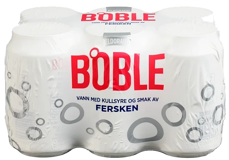 Boble Vann Fersken 6bx Eldorado