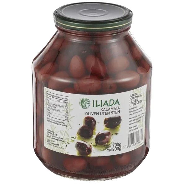 Oliven uten stein kalamata  1.7kg
