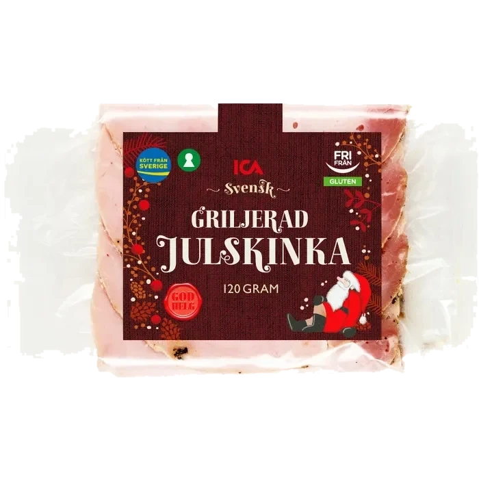 Julskinka Griljerad glutenfri 120g ICA