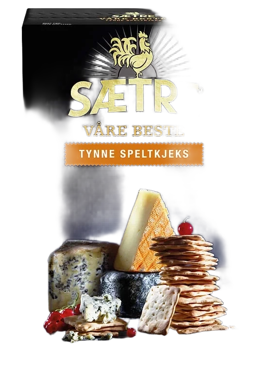 Sætres Beste Tynne Speltkjeks 100g