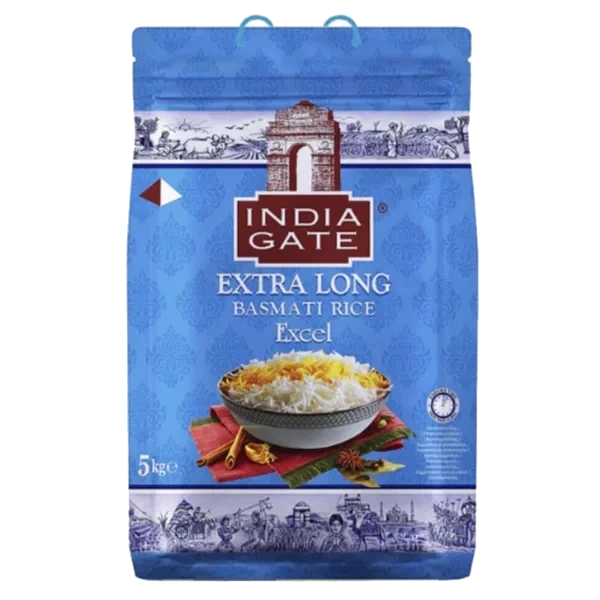 Basmati Ris Extra Long 5kg India Gate