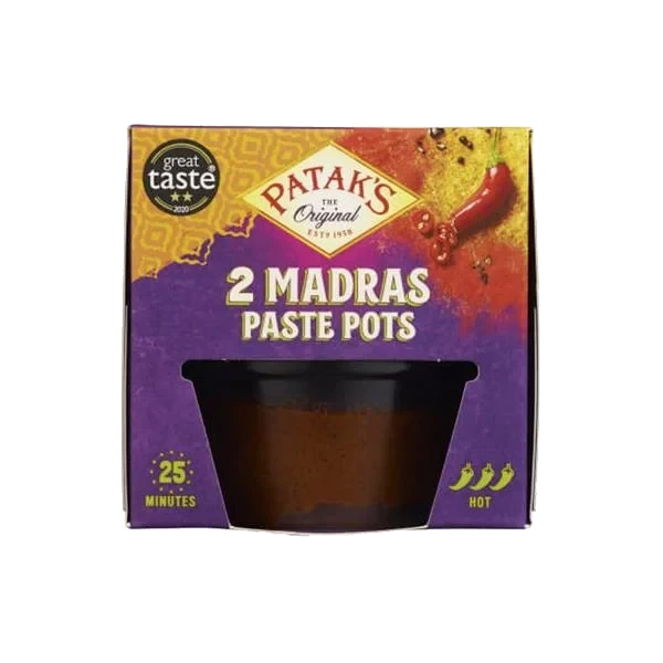 2 Madras Paste Pots