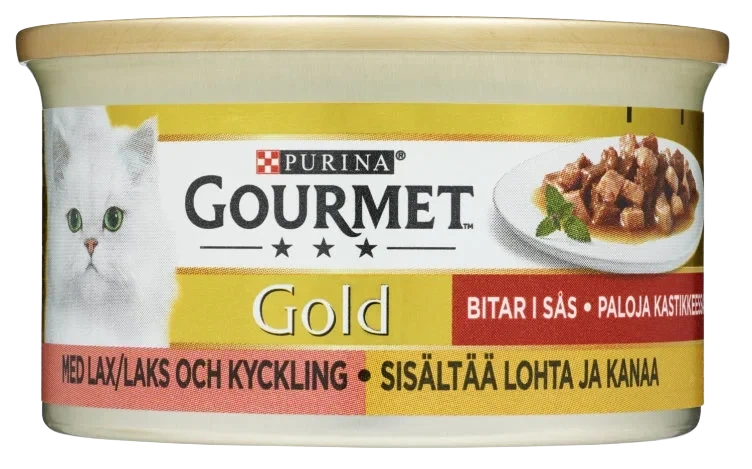 Gourmet Gold Laks og Kylling 85g Purina
