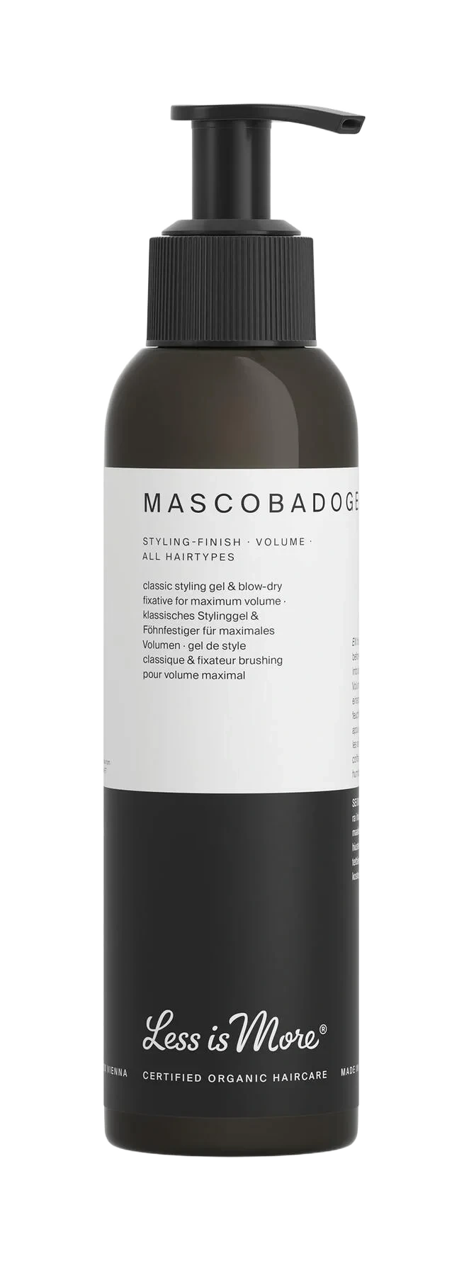 Less Is More Organic Mascobado Gel 150 ml