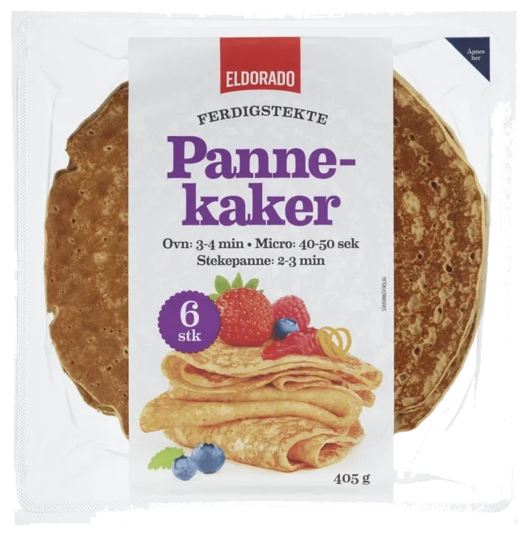Pannekaker 6stk Eldorado