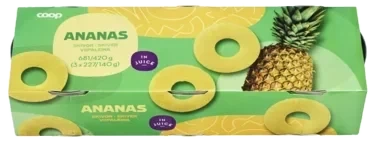 COOP TRADING AS Pineapple Slices In N/j Choice Quality