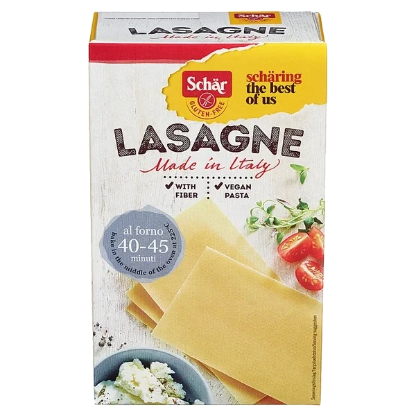 Lasagneplater Glutenfri  250g Schär