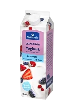 Fruktyoghurt 2.6% Laktosfri Skogsbär 100