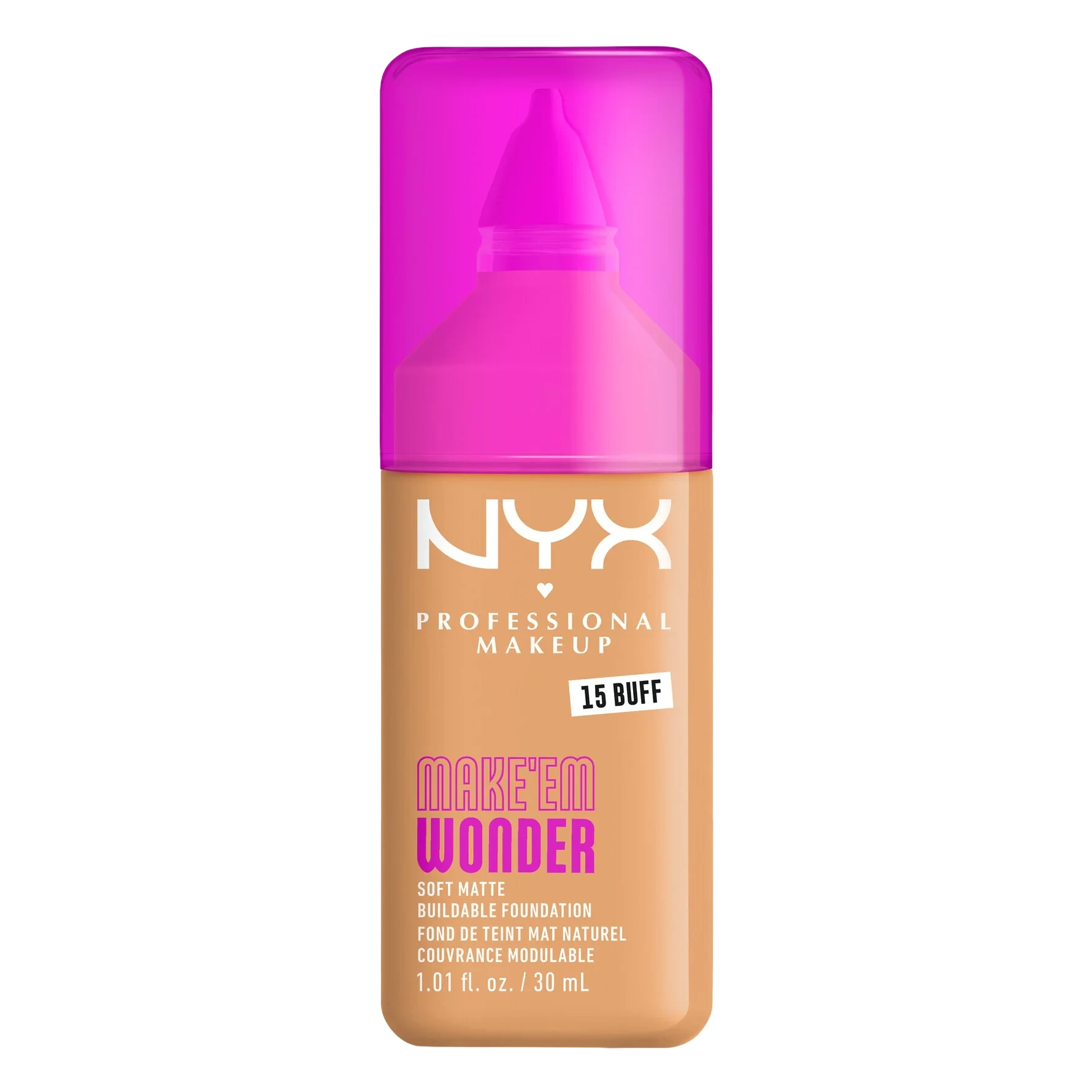 NYX PROFESSIONAL MAKEUP Make Em Wonder Foundation 15 Buff