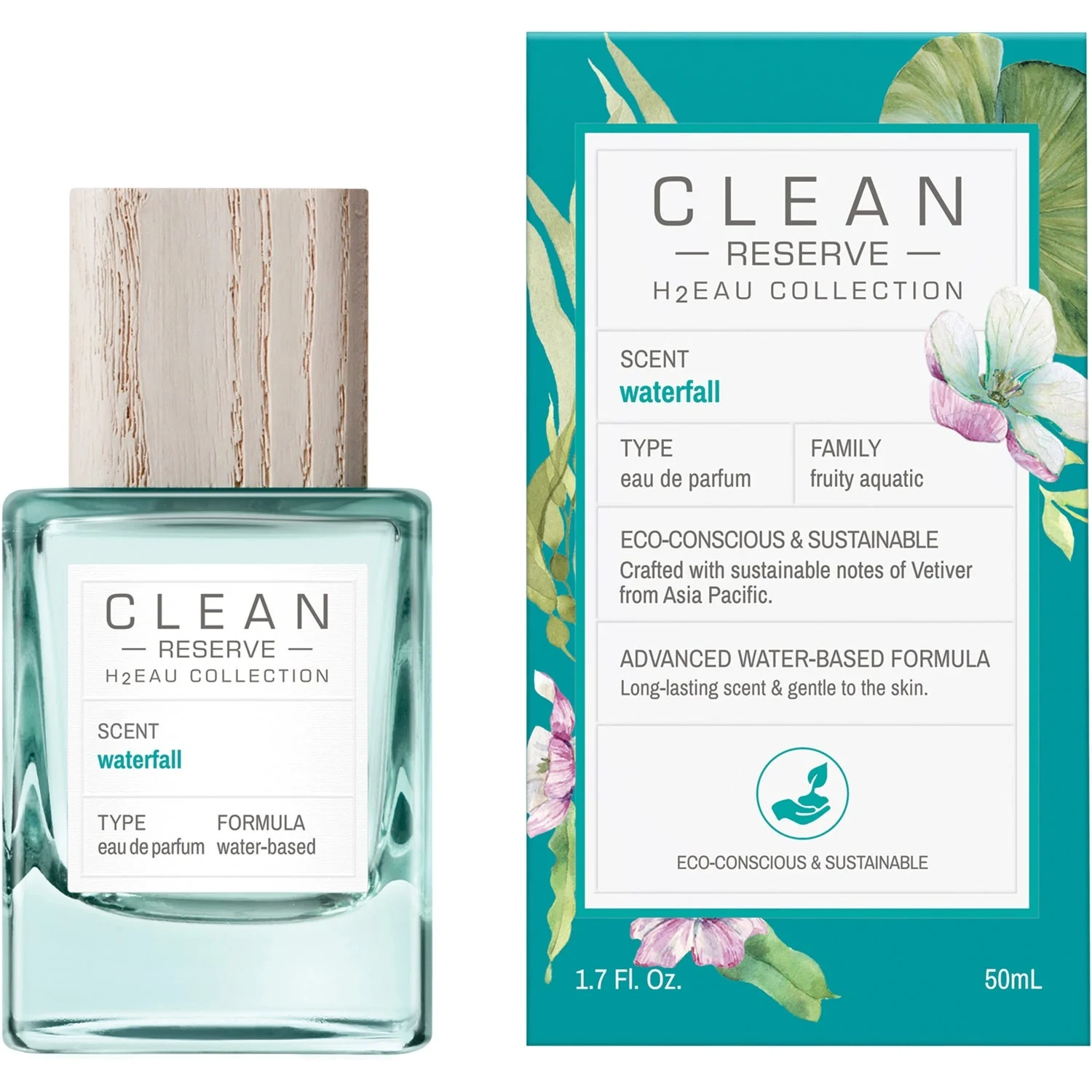 Clean Reserve H2EAU Waterfall Eau de Parfum 50 ml