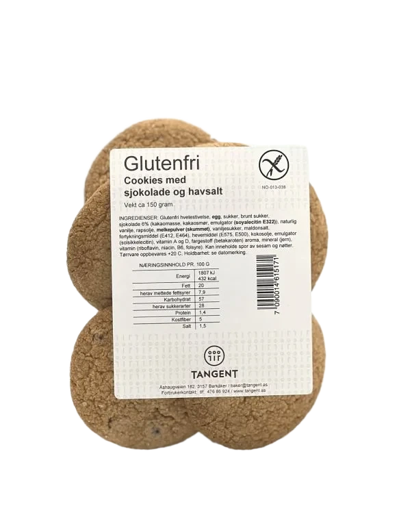 Cookies glutenfri 150g Tangent