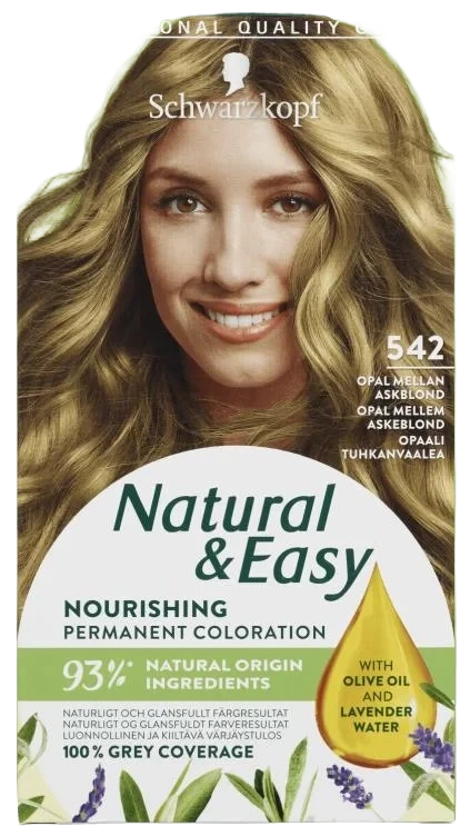 Natural & Easy 542 Opal Askblond Hårfarge