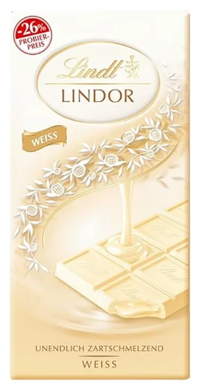 Lindt Hvit Sjokolade 100g
