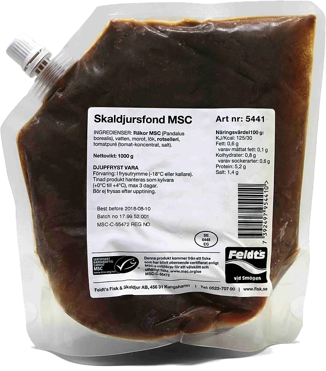 Skalldyrfond 5x1kg Feldts Msc