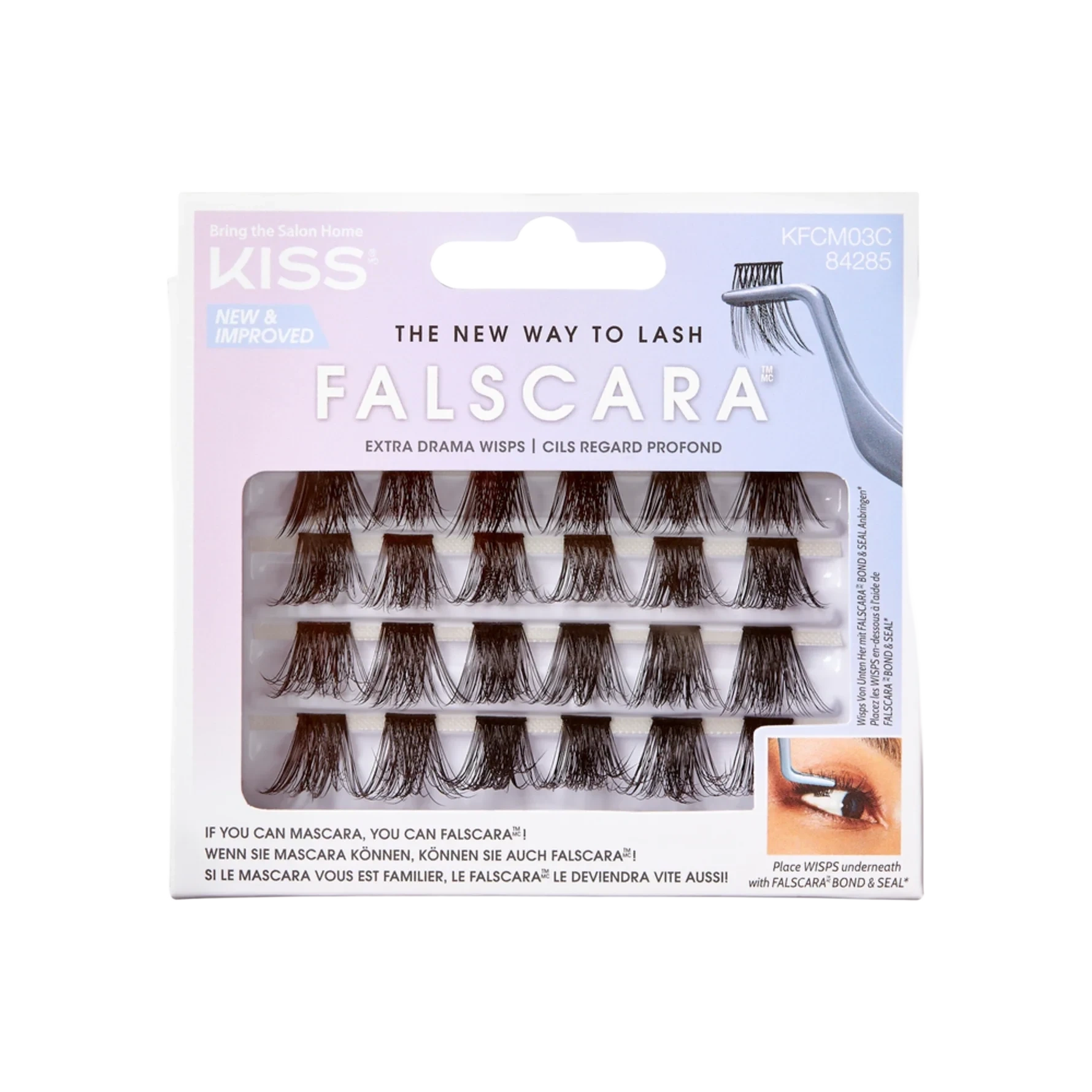 Kiss Falscara False Lashes Falscara False Lashes Extra Drama 24 pcs