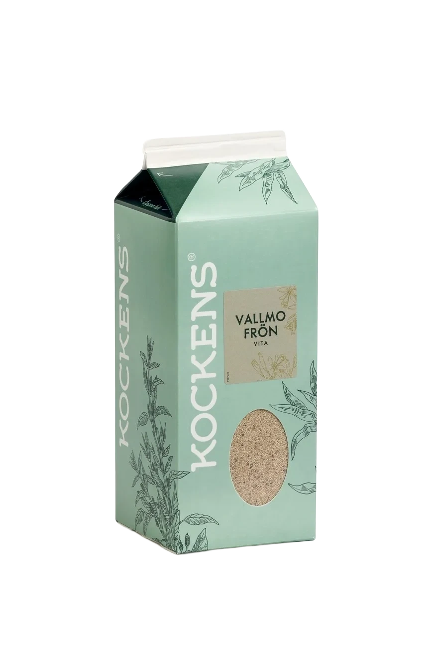 KOCKENS Vallmofrön vita purepak