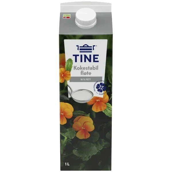 Fløte Kokestabil 18% 1 Liter - Tine