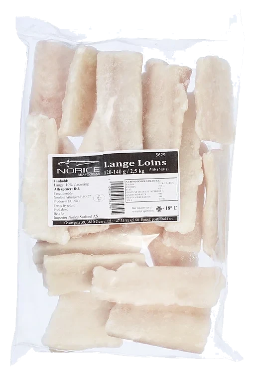 Lange loins  140-160g  2,5kg