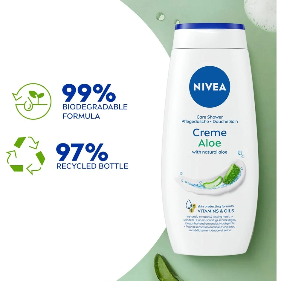 Nivea Shower Aloe Cream, 250ml
