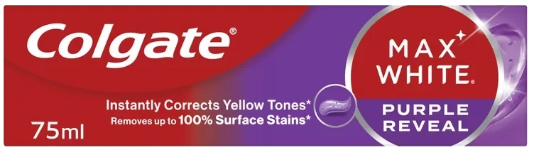 Colgate Tannkrem Max White Purple 75ml