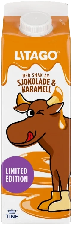 Litago Melk Sjokolade&Karamell 0,5l Tine