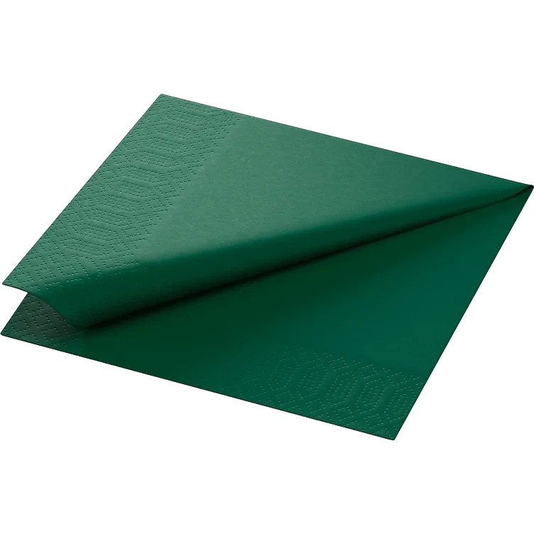 Serv.2l 33cm mørk grønn   125stk