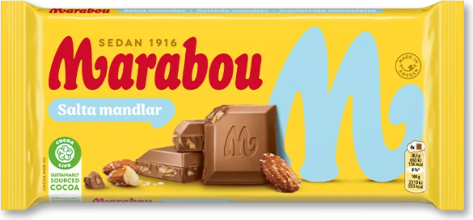 Marabou Saltede Mandler 160g