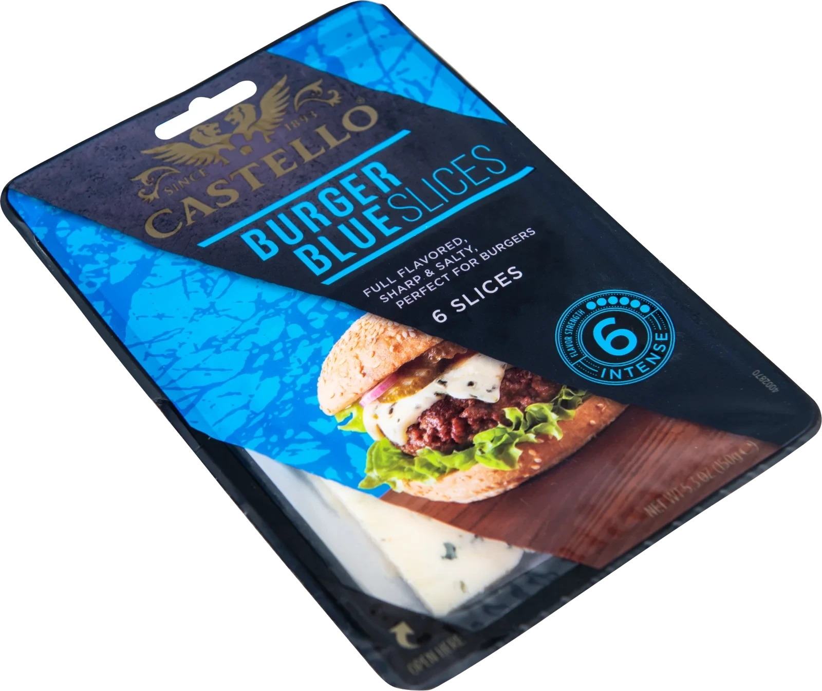 Burger blue skivad blåmögelost