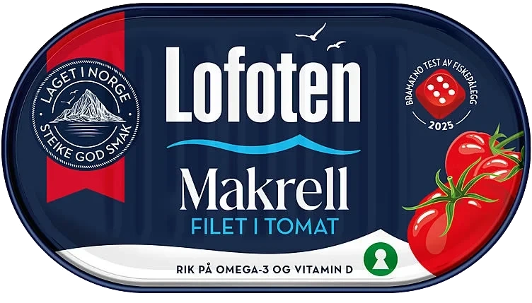 Makrell i Tomat Original 170g Lofoten